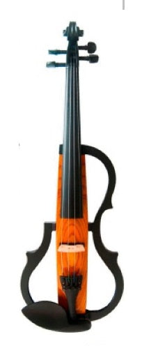Geneva Electric Violin 4/4 Size Amber Finish GVE-N006