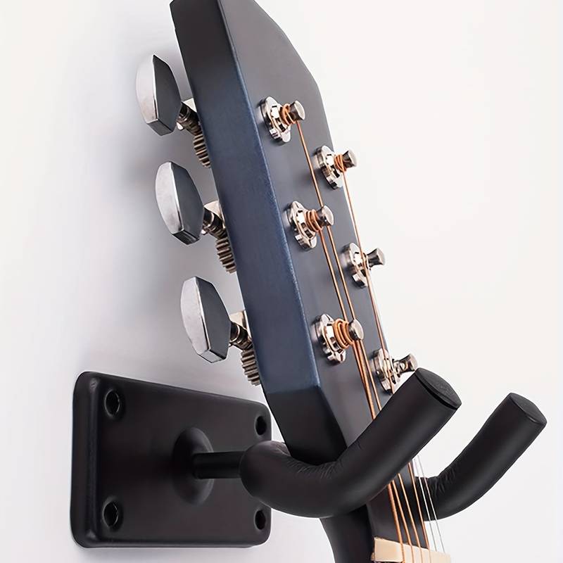 Guitar / Instrument Wall Hanger Holder - Black