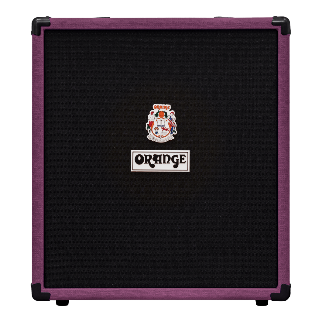 Orange CRUSH BASS 50-50-LTD Glenn Hughes LTD 50 watt, Active EQ, Para Mid, Gain & Blend, 12” speaker, CabSim HP Out, Aux In, FX Loop, Tuner, purple tolex