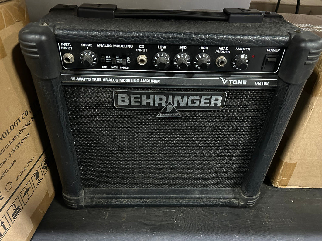 Behringer GM108 V-Tone Guitar Amplifier - PRE OWNED