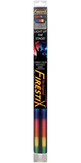 Firestix FX12RD LED Light Up Drum Sticks 5B - Radiant Red