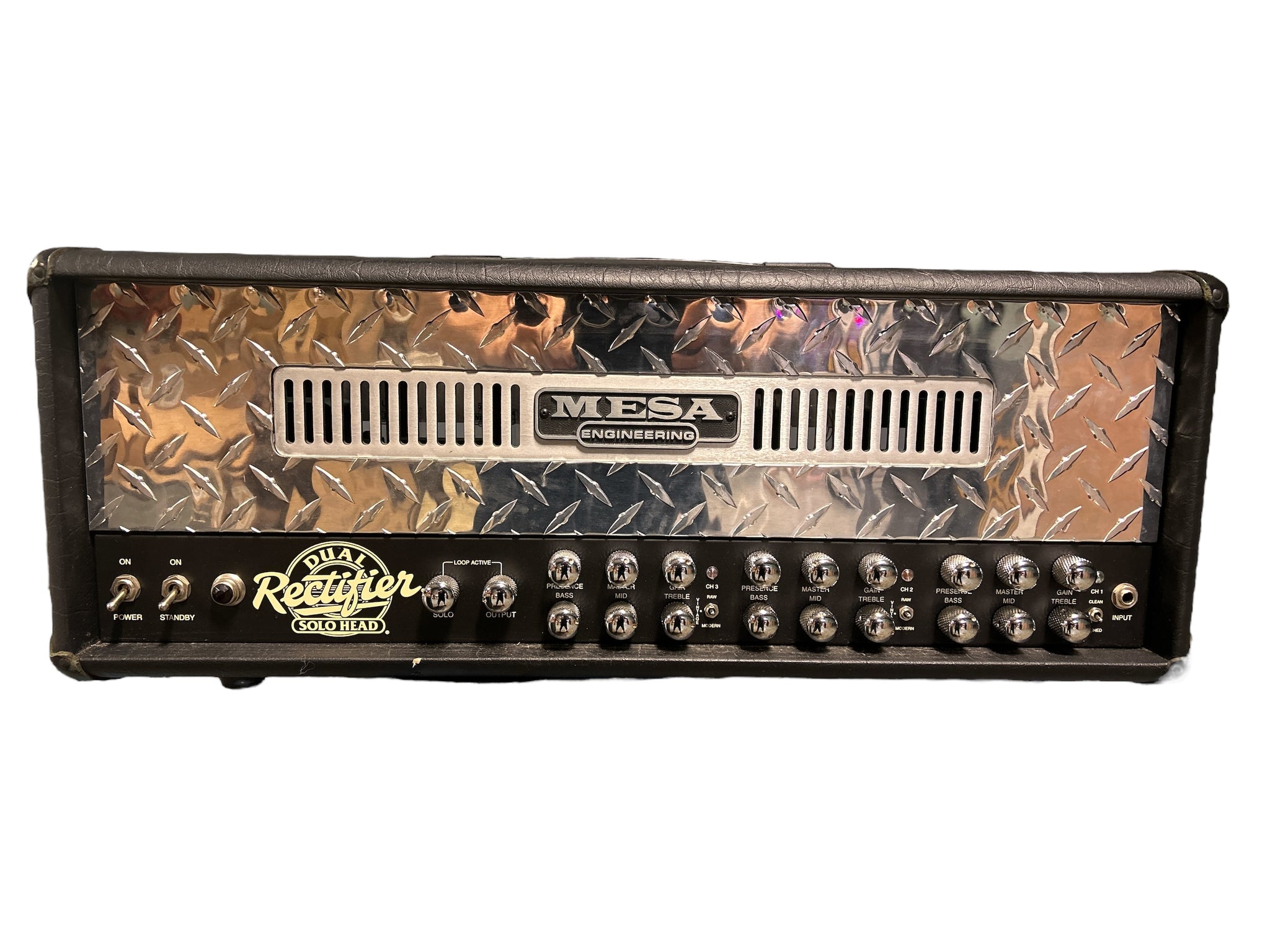 Mesa Boogie Dual Rectifier Solo Head 3-Channel 100-Watt Guitar Amp Hea