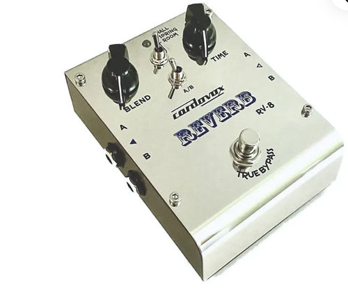 Cordovox RV-8 Stereo Reverb True Bypass Guitar Effect Pedal-(8370940575999)
