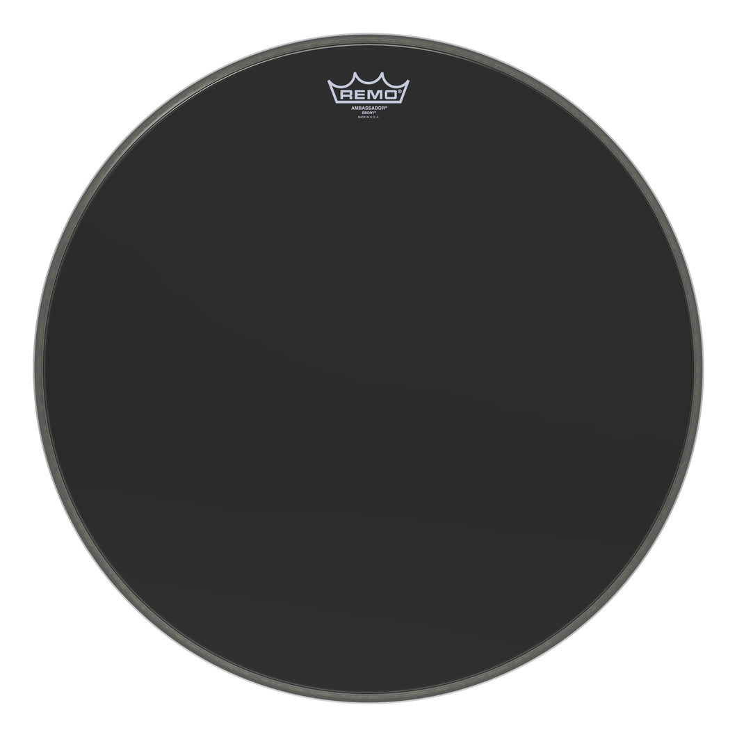 Remo - Ambassador - Ebony - Drumhead 20