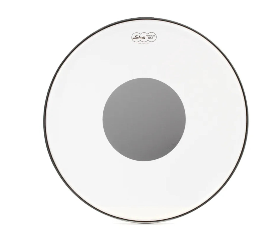 Ludwig Silver Dot Clear Batter Drumhead - 18 inch