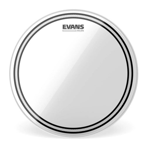 Evans TT12EC2S - 12 Inch Clear EC2S Drumhead-(8374771384575)