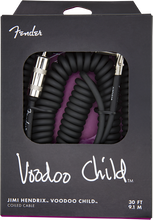 Load image into Gallery viewer, Fender Jimi Hendrix Voodoo Child Cable, 30 ft - Black
