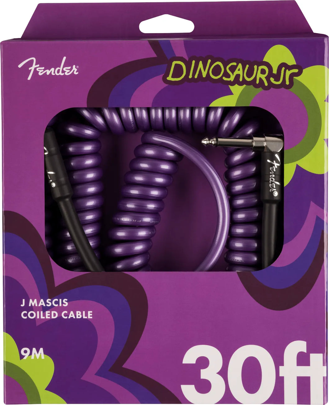 Fender J Mascis Coil Cable - 30', Purple