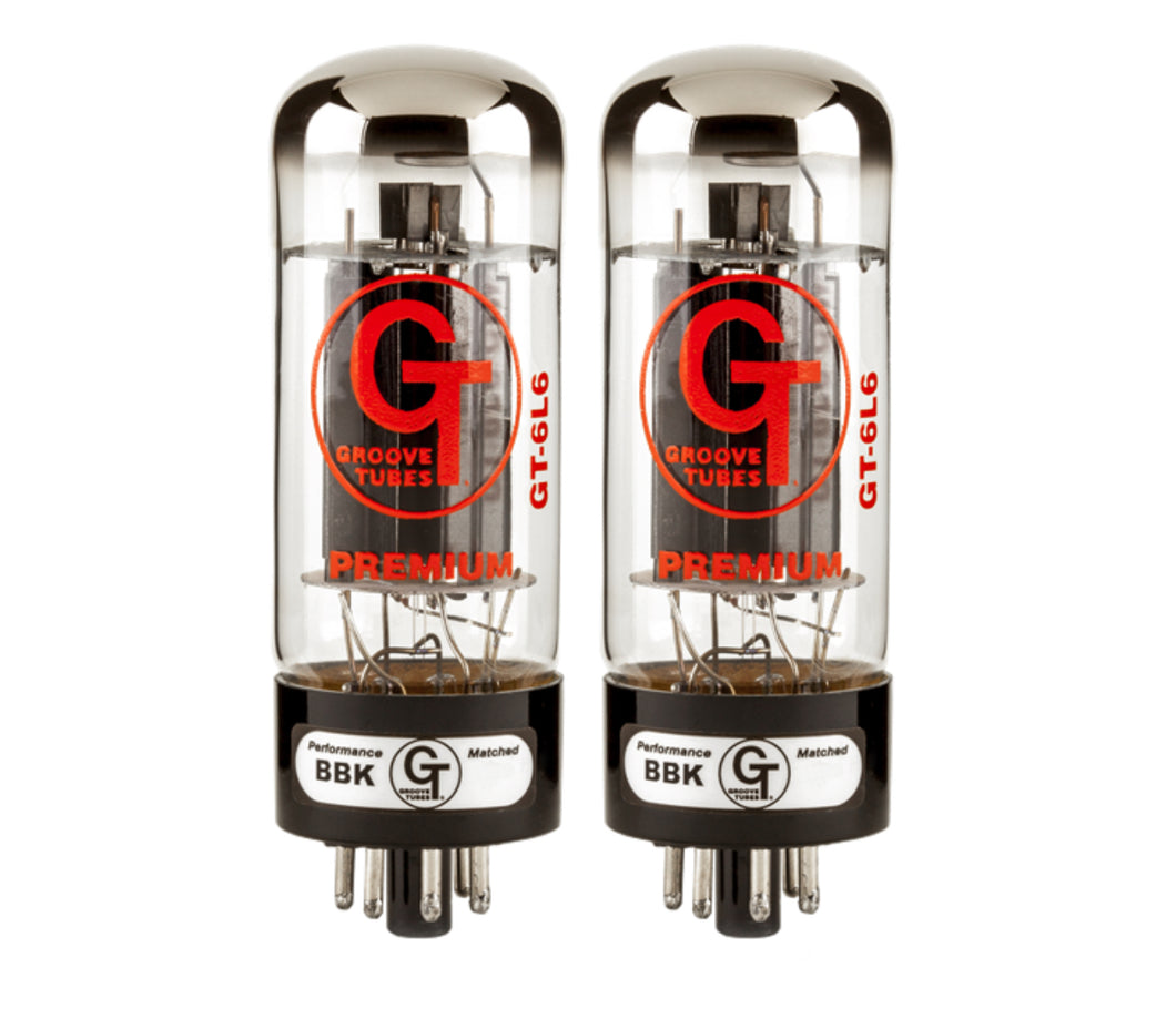 GROOVE TUBES GT-6L6-SD-M 6L6 MEDIUM PERFORMANCE MATCHED DUET/PAIR