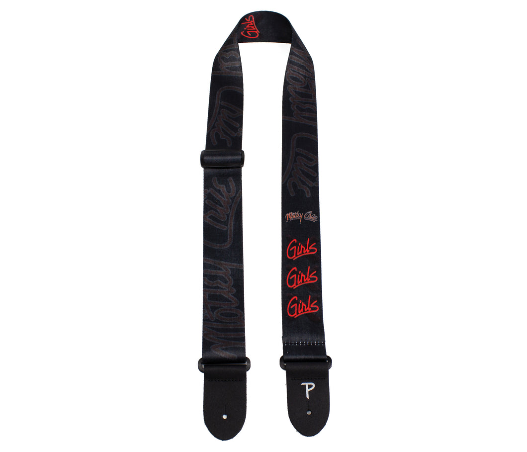 OFFICIAL LICENSING MÖTLEY CRÜE GIRLS GIRLS GIRLS GUITAR STRAP