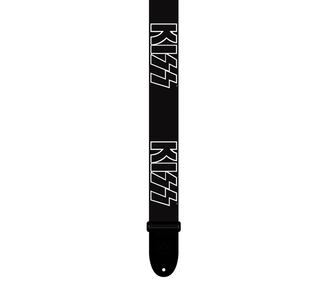 OFFICIAL LICENSING KISS LOGO POLYESTER GUITAR STRAP