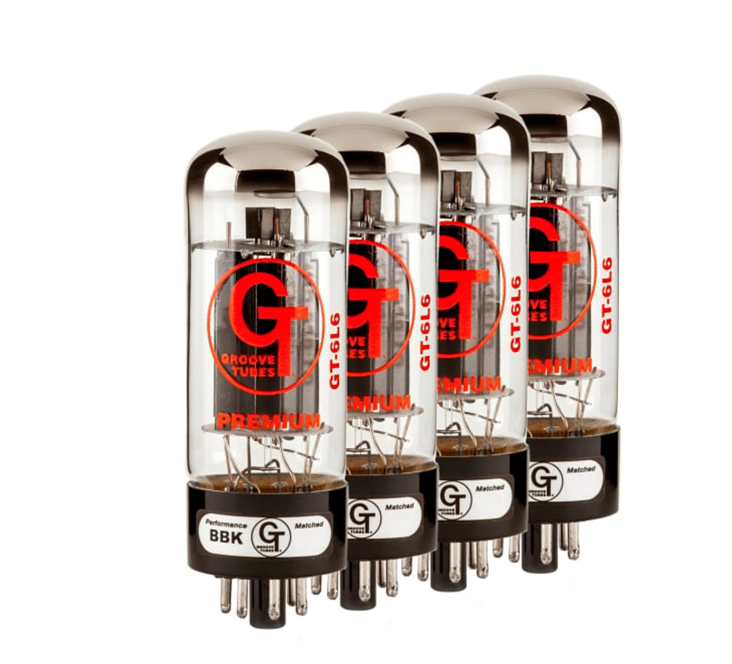 Groove Tubes® GT-6L6-S Tubes Medium Quartet (4)