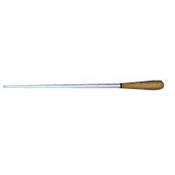 MAESTRO BATONS TR6B 12-Inch White Wood Shaft Baton With Tapered Cork Handle