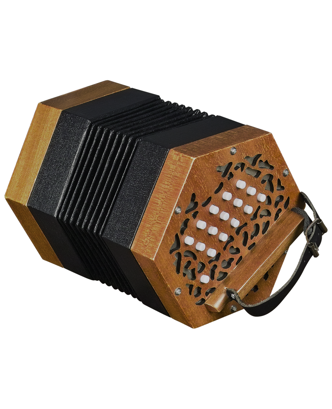 Trinity College AP-1230A Anglo-Style Concertina – 30-button – Walnut