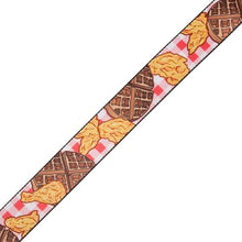 Charger l&#39;image dans la galerie, Levy&#39;s MPD2-118 Polyester Guitar Strap -Chicken &amp; Waffles Motif
