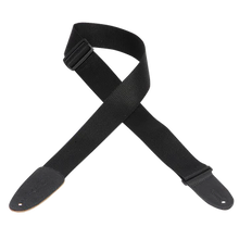 Charger l&#39;image dans la galerie, Levy’s M8 HEAVY WEIGHT POLY SERIES XL Guitar Strap - Black
