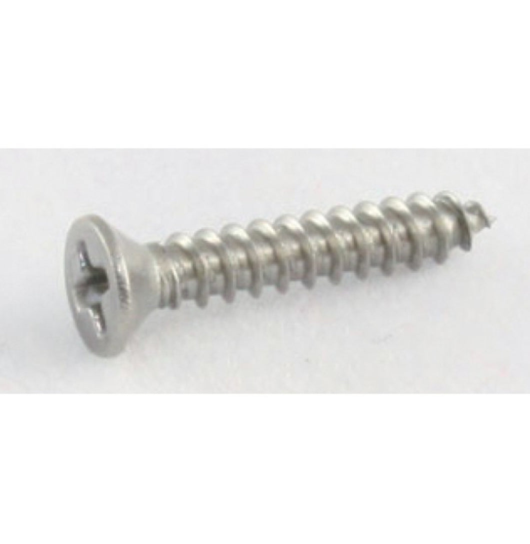 Humbucker Mounting Ring Screws - #2x1/2”, Phillips, Flat, Stainless