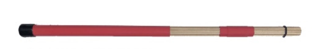 PDW Drum Brush w Bamboo Rods & Red Rubber Handle (Medium)