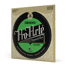 Load image into Gallery viewer, D’addario EJ25B Pro-Arte Black Nylon Composite Flamenco Guitar Strings
