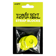 Load image into Gallery viewer, Ernie Ball Strap Blocks - 4 Pack - Various Colours
