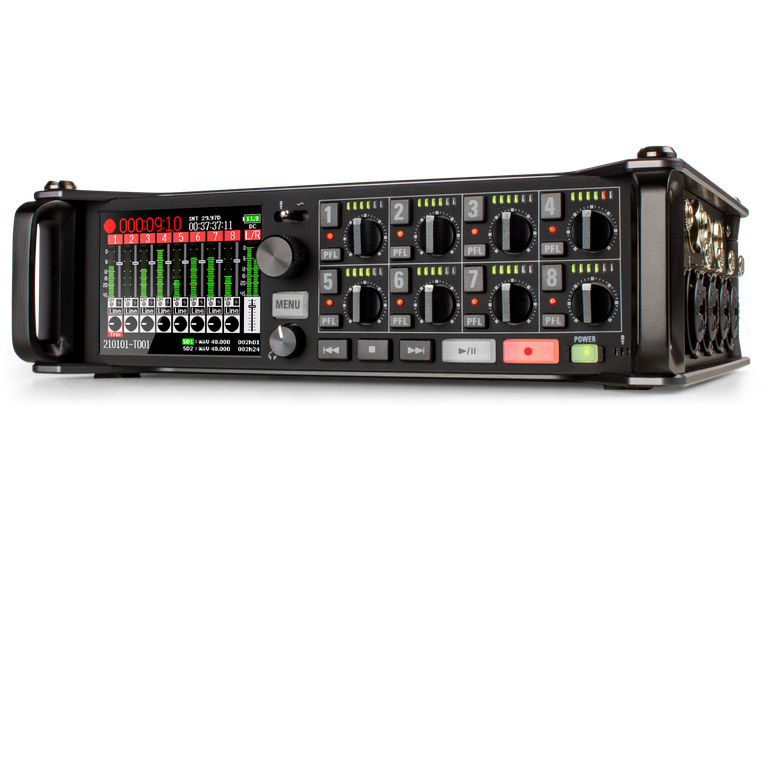 Zoom F8n Pro Flagship Multitrack Field Recorder with 32-Bit Float Recording ZF8NPRO