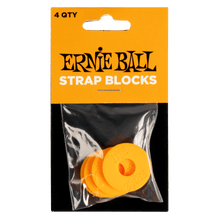 Load image into Gallery viewer, Ernie Ball Strap Blocks - 4 Pack - Various Colours
