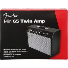 Load image into Gallery viewer, Fender Mini &#39;65 Twin-Amp™ - Black or Blonde
