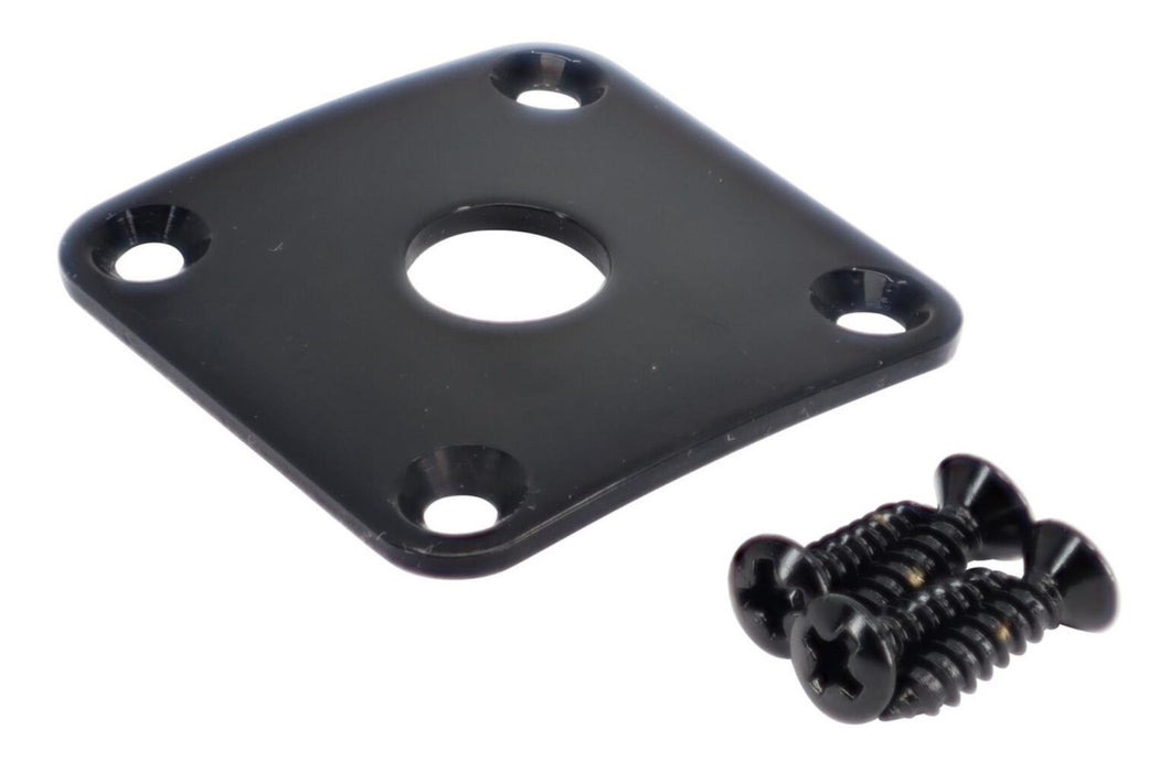 Jack Plate - Curved Square Black