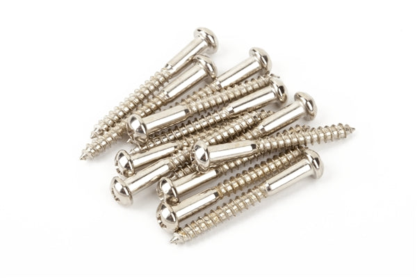 Fender Vintage-Style Strat® Bridge Mounting Screws - Nickle