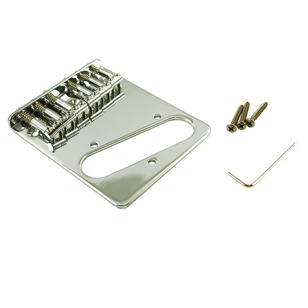 WD Music Replacement Top Mount Bridge for Fender Telecaster - Chrome