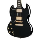 Load image into Gallery viewer, Epiphone EIGSGCEBGHLH SG Custom Left-Handed Electric Guitar (Ebony)
