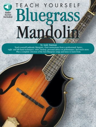 Teach Yourself Bluegrass Mandolin Music Sales America Softcover Audio Online - TAB