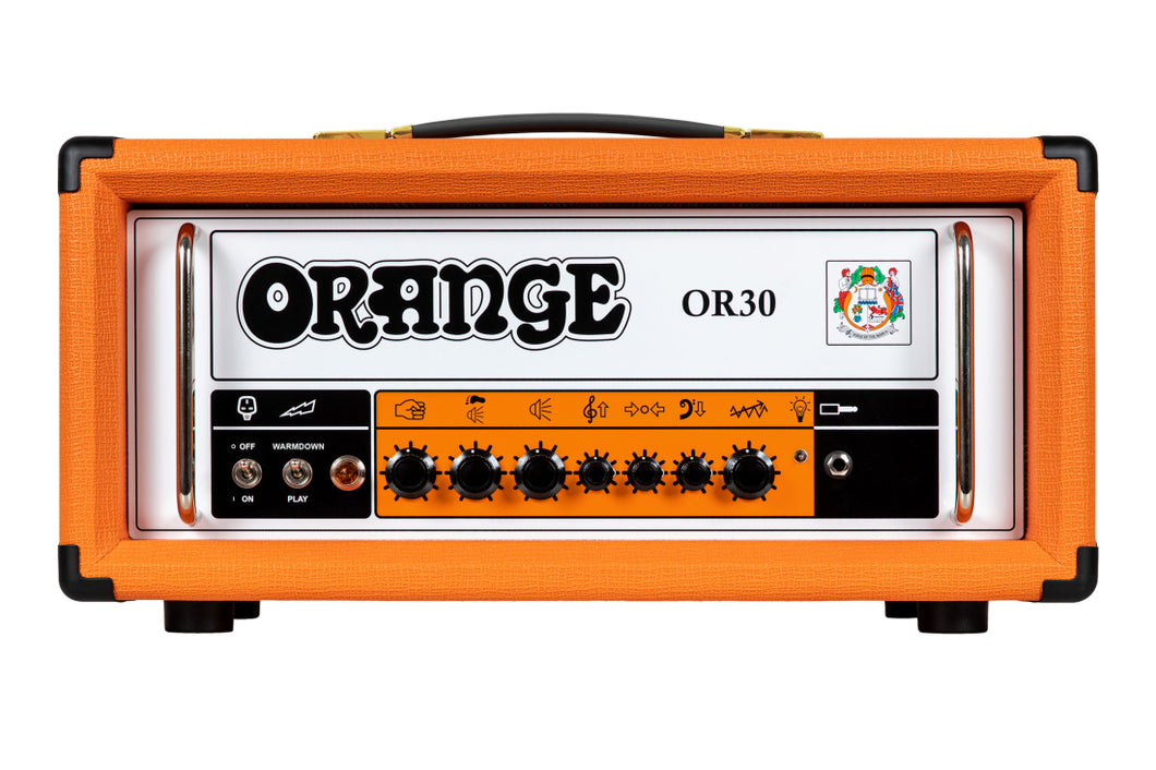 Orange Amplifiers OR30 30W All Valve, Single Channel Head with Footswitchable Volume Boost