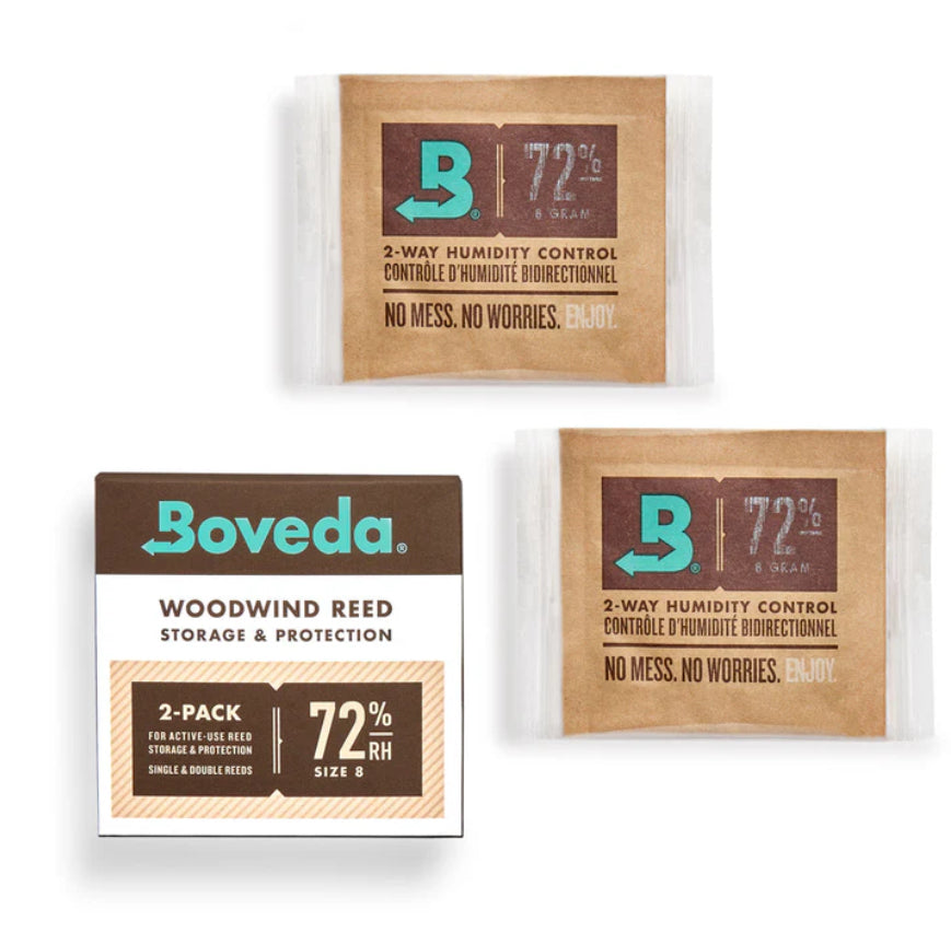 BOVEDA 84% RH Size 8 for Reed Storage - 2-Pack