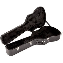 Charger l&#39;image dans la galerie, Fender Flat-Top Dreadnought Acoustic Guitar Case - Black-(8152024580351)
