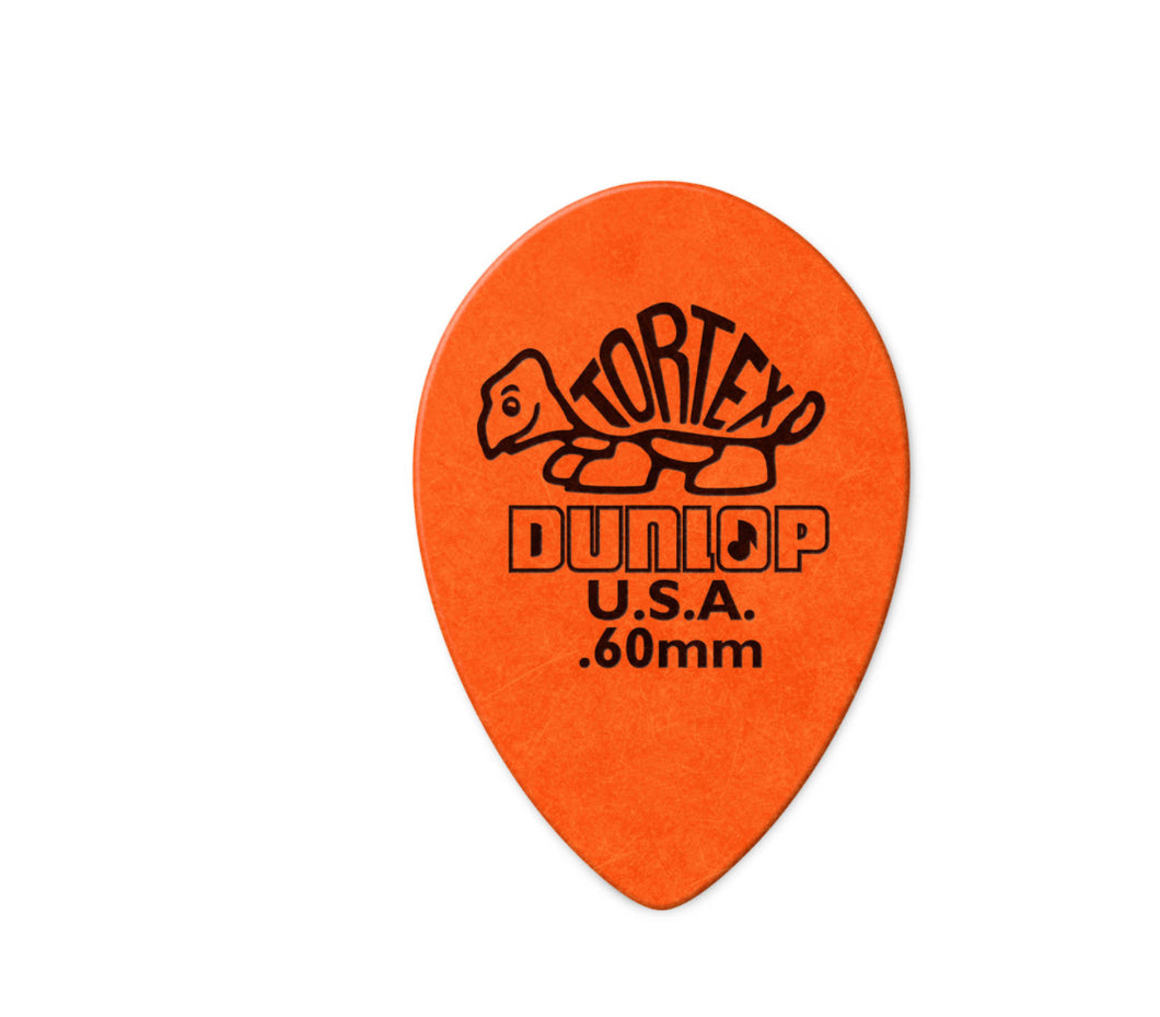 Jim Dunlop Tortex Small Teardrop Pick - .60mm