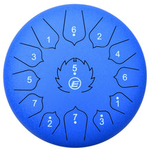 Charger l&#39;image dans la galerie, Tongue Drum / Steel Handpan Drum avec accessoires 13 notes / 12 pouces
