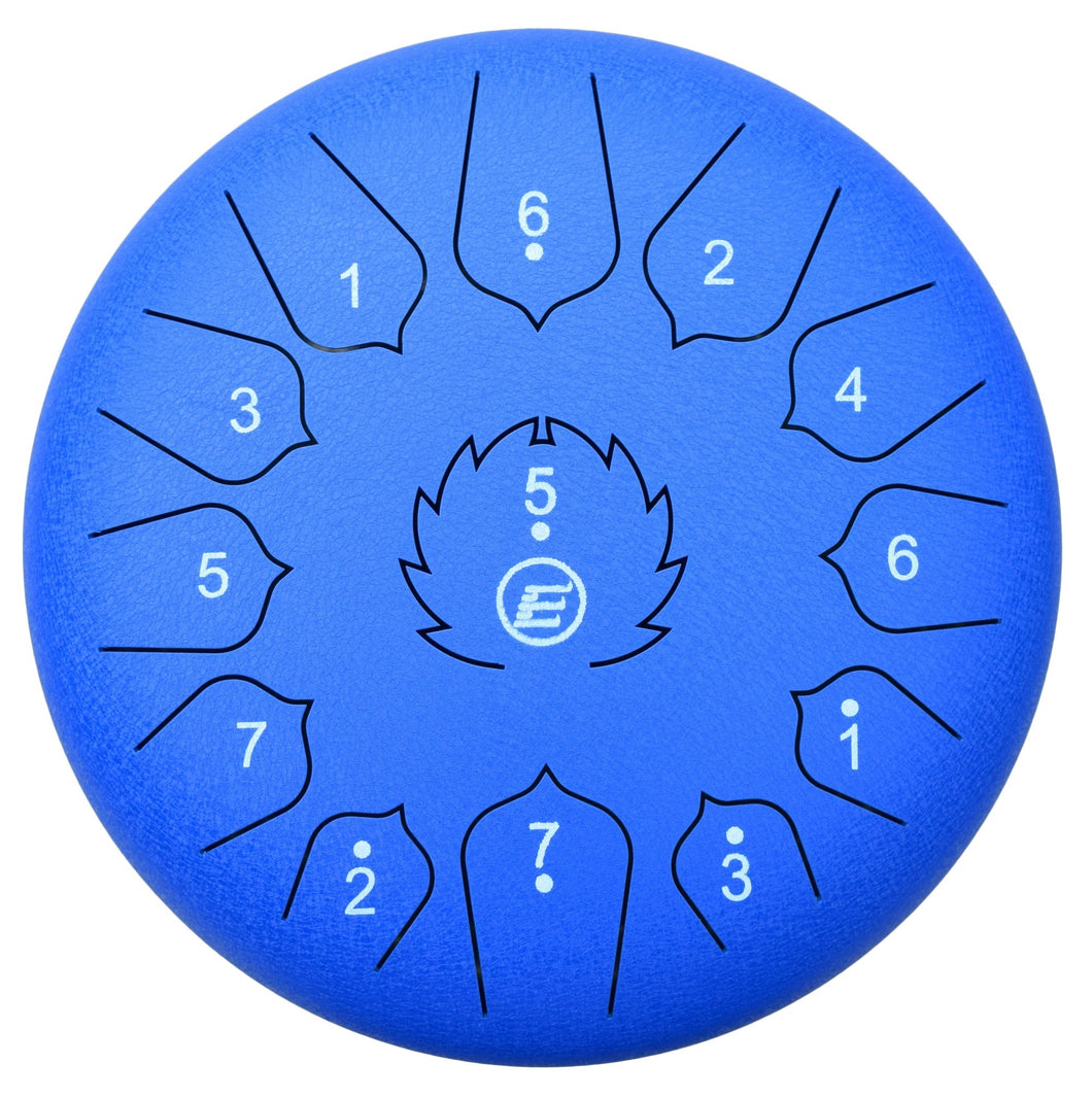 Tongue Drum / Steel Handpan Drum avec accessoires 13 notes / 12 pouces
