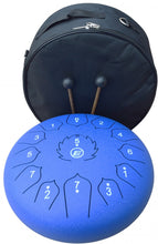 Charger l&#39;image dans la galerie, Tongue Drum / Steel Handpan Drum avec accessoires 13 notes / 12 pouces

