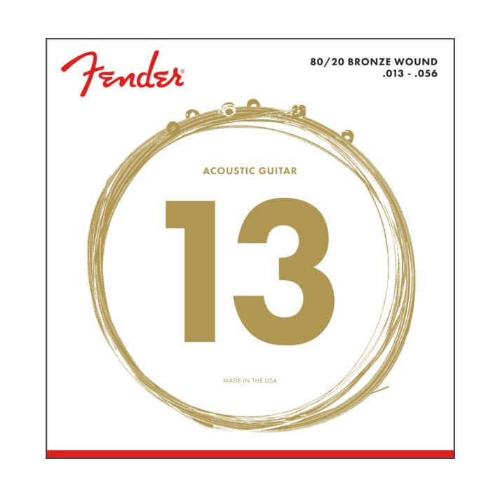 FENDER 80/20 BRONZE ACOUSTIC STRINGS 073-0070-408
