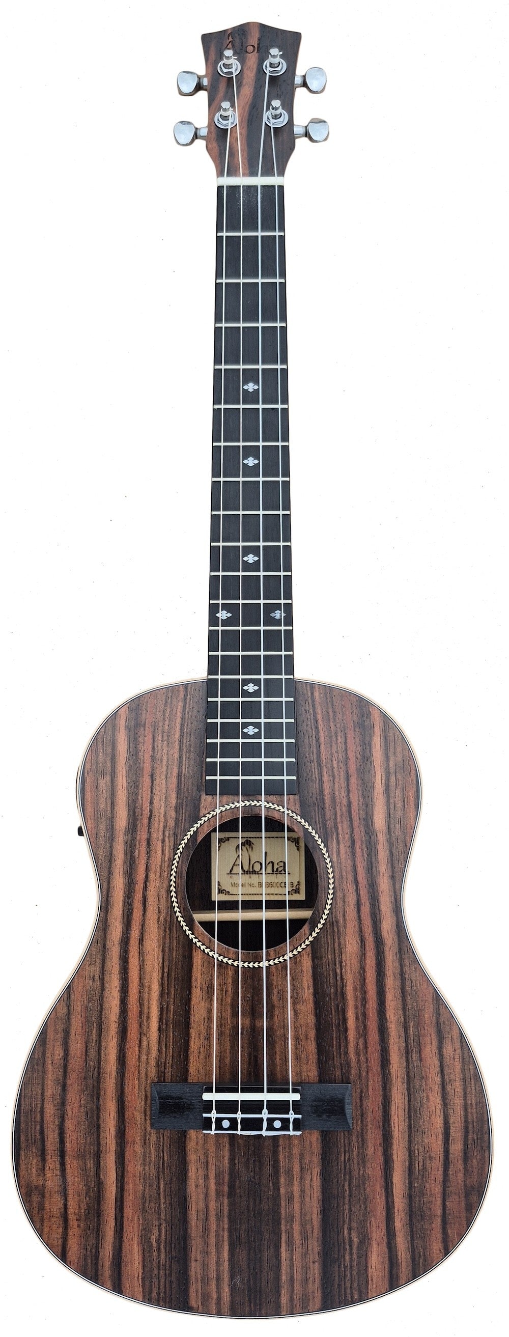 ALOHA BE8600E BARITONE UKULELE WITH PICKUP