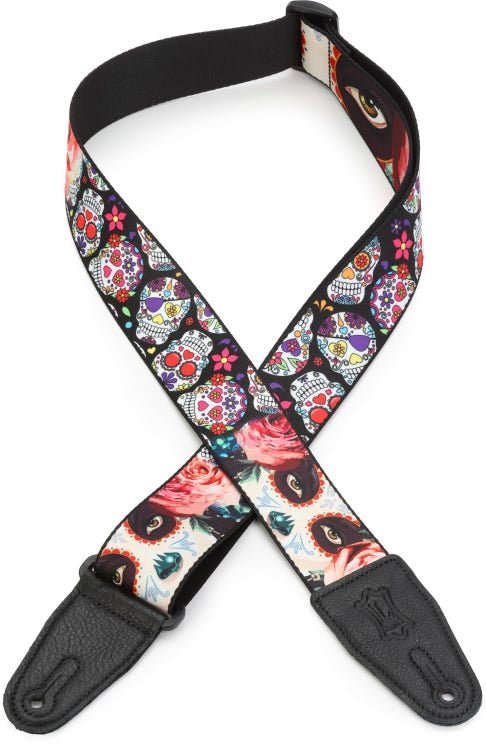 Levy's MP2CAL-002 Calaca 2-inch Polyester Guitar Strap - Eyes