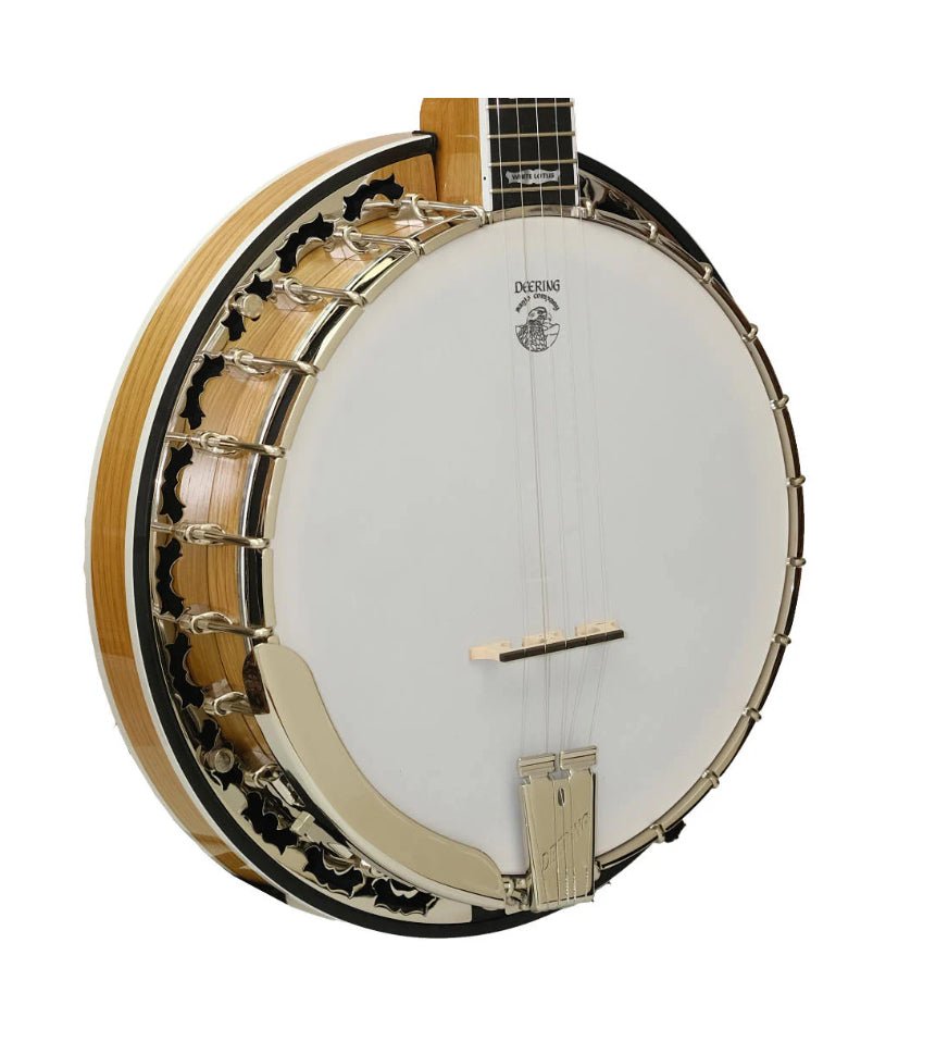 DEERING WHITE LOTUS 5-STRING BANJO
