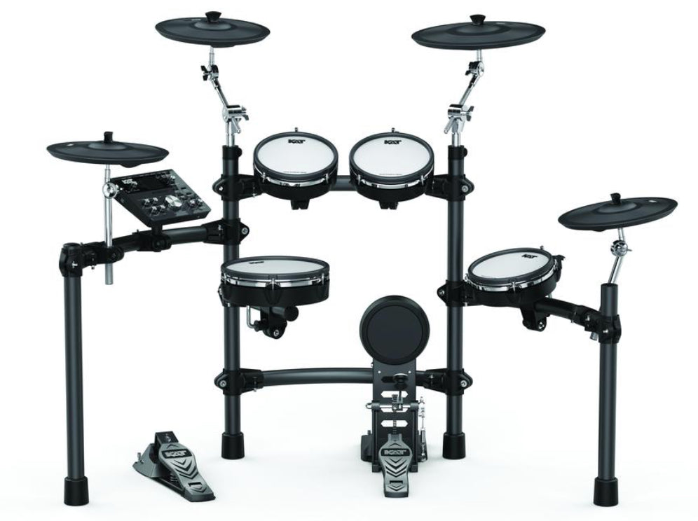 KAT Percussion KT-300 Electronic Drum Set with Remo Mesh Heads, Kick Pedal & Tennis Beater