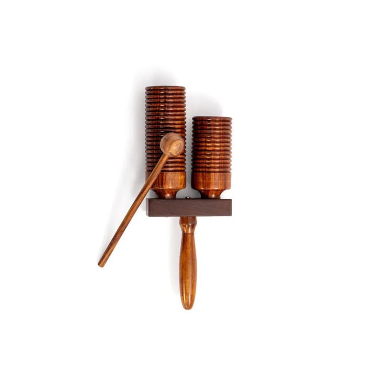Double AGOGO Bell with Wooden Mallet