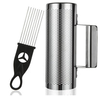 Load image into Gallery viewer, 8&quot; x 3&quot; Metal Guiro Instrument with Scraper
