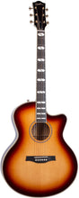 Charger l&#39;image dans la galerie, Godin 053377 Connaisseur MJ Sunset Burst Maho Acoustic Guitar with Case- MADE IN CANADA
