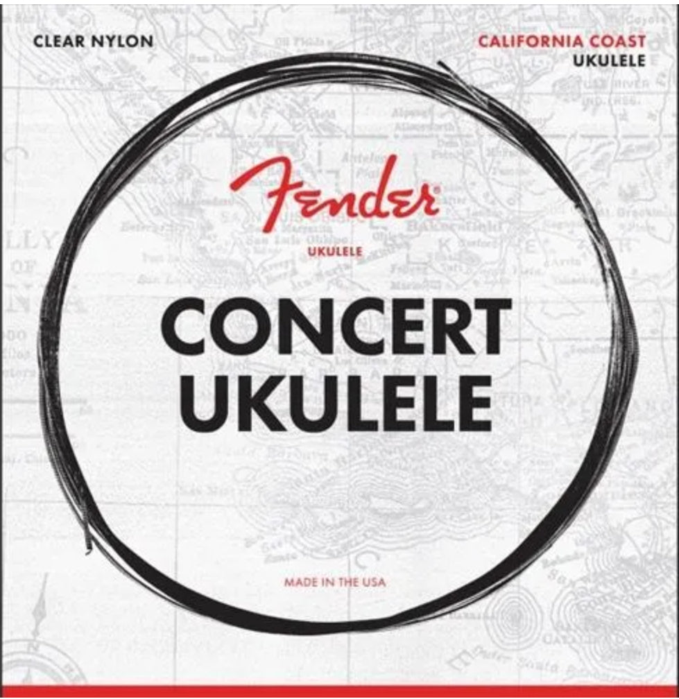 Fender California Coast Concert Ukulele Strings