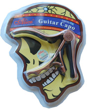 Load image into Gallery viewer, ALICE BRONZE SKULL GUITAR CAPO
