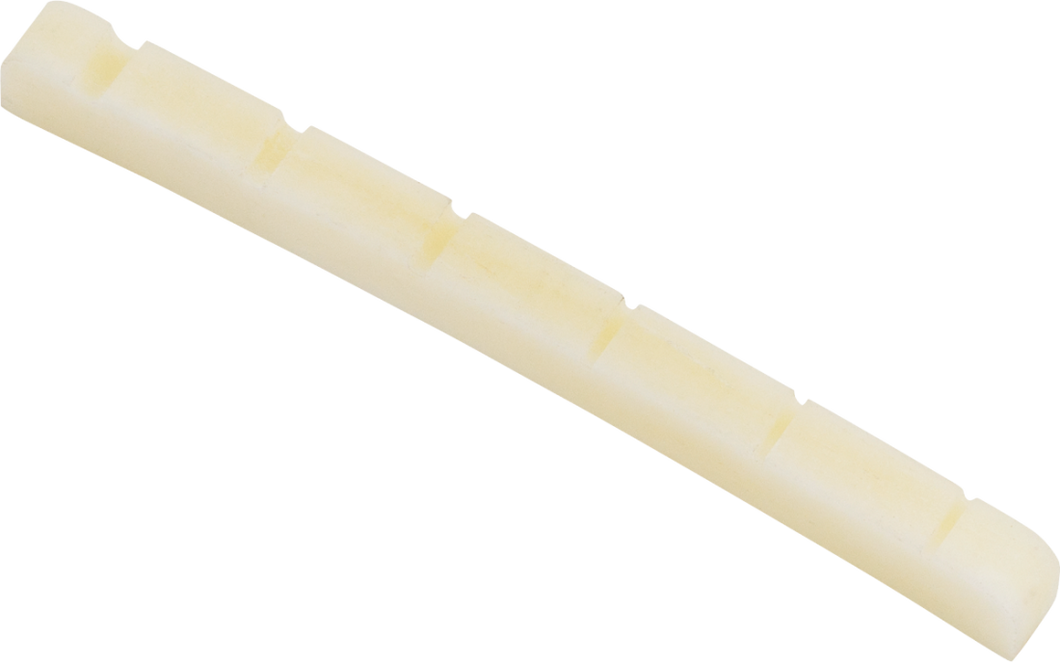 Fender Pre-Slotted Genuine Bone Nut for Electric Guitar - 9.5” Radius